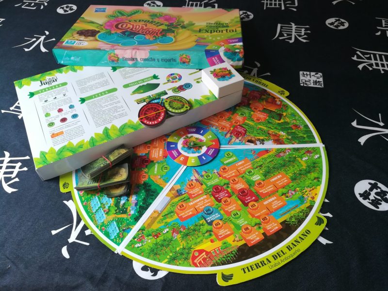 Juego de mesa-Exporta a Colombia-siembra-cosecha y exporta